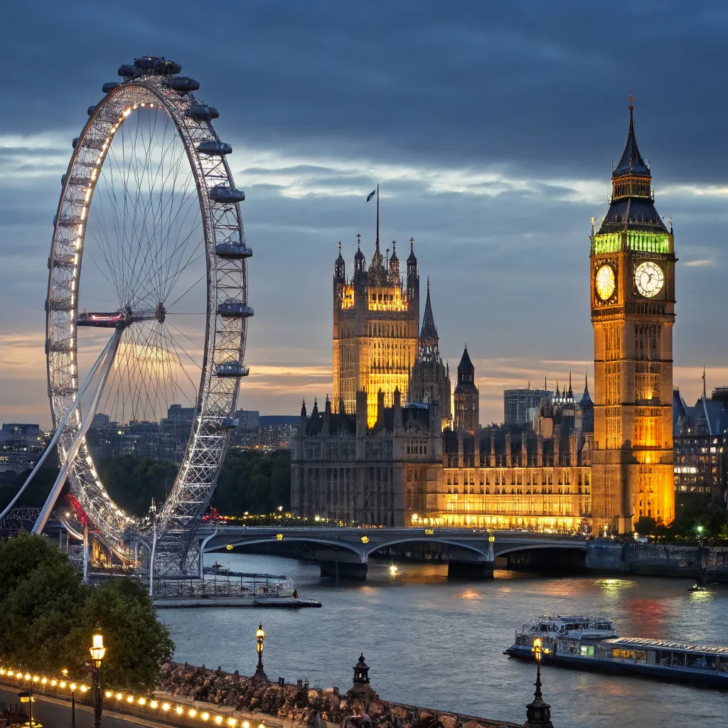 London Evening Skyline